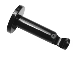 Gardinia Träger Chicago für Ø 20 mm offen Schwarz 8 cm