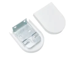 Gardinia Träger für Mittelzug-Rollo bis 202 cm Weiß 2-er Pack