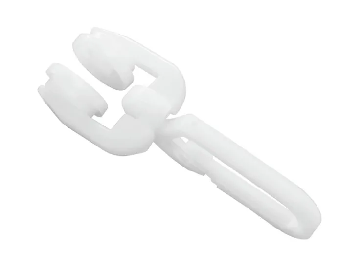 Gardinia T-Rollringe mit Faltenlegehaken Weiß 20-er Pack