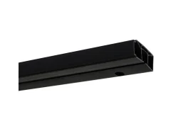 Gardinia Vorhangschienen-Set 1-Lauf Schwarz 150 cm