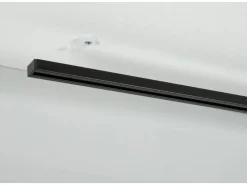Gardinia Vorhangschienen-Set Lucy 1-läufig Schwarz-Matt 200 cm