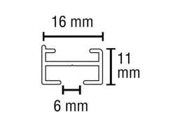 Gardinia Vorhangschienen-Set Lucy 1-läufig 230 cm