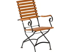 Merxx Gartensessel Schlossgarten Braun mit hoher Rückenlehne* Sessel