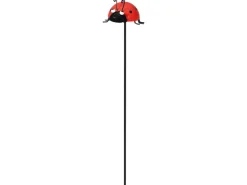 Gartenstecker Marienkäfer Rot 95 cm* Vogeltränken
