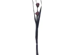 Getrockneter Dekostrauß Dahlie Midnight Mystery 95 cm Lila-Schwarz* Dekorative Figuren