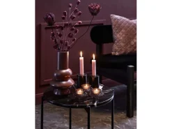 Getrockneter Dekostrauß Dahlie Midnight Mystery 95 cm Lila-Schwarz* Dekorative Figuren