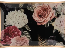 Glasplatte Blush Bordeaux 21,5 cm x 14,5 cm* Dekorative Figuren
