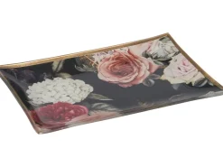 Glasplatte Blush Bordeaux 21,5 cm x 14,5 cm* Dekorative Figuren
