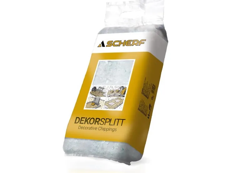 Scherf Glassplitt Kristall-Klar 4 - 8 mm 10 kg PE-Sack