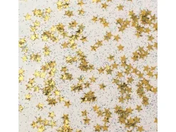Glitterglue Flasche 53 ml Dosierverschluss Confetti Sterne Gold