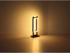 Globo LED-Tischlampe Illa 1-flammig Schwarz matt 200 x 150 x 500 mm