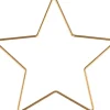 Glorex Metallstern Goldfarben 15 cm x 15 cm x 0,3 cm* Künstlerzubehör