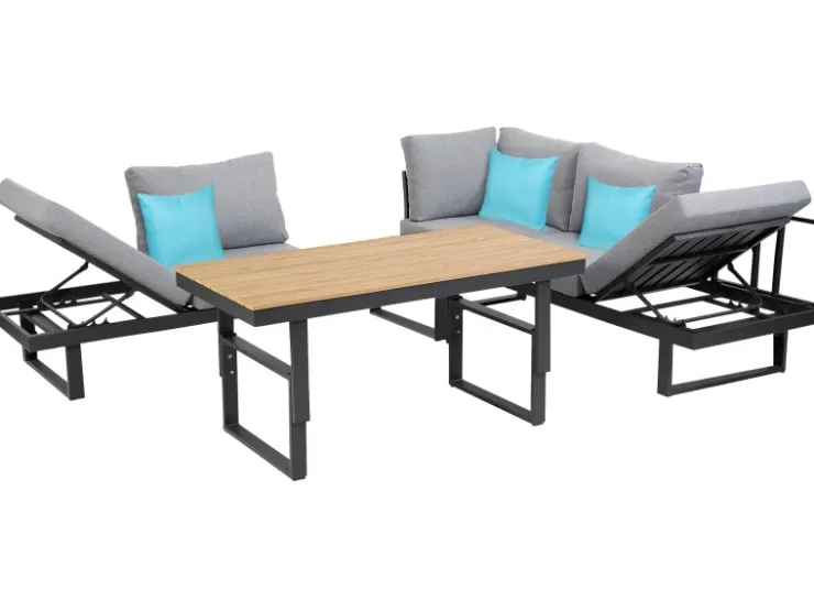 Greemotion Lounge-Gruppe San José 3-teilig Braun* Sofas