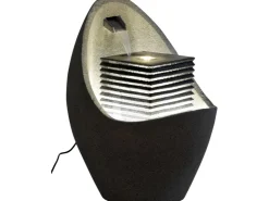 Dobar Großer Design-Gartenbrunnen in Ei-Form 49,5 cm x 49,5 cm x 66,5 cm