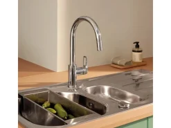 Grohe QuickFix Einhebel-Spültischarmatur Start Loop Chrom mit Brause* Vasen