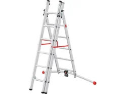 Hailo Alu-Kombileiter S100 Profi Lot 287 cm x 122 cm x 118 cm Aluminium* Leitern