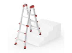 Hailo Alu-Multifunktionsleiter M80 Aluminium 135 cm x 49 cm x 88 cm* Leitern
