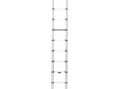 Hailo Sicherheits-Teleskopleiter FlexLine 260 Aluminium 9-stufig bis 150 kg
