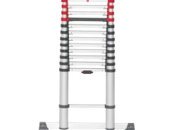 Hailo Sicherheits-Teleskopleiter FlexLine 380 Aluminium 13-stufig bis 150 kg