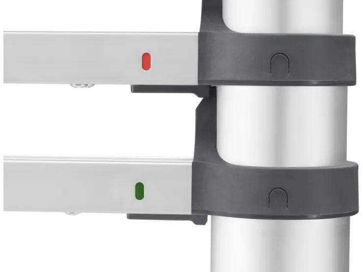 Hailo Sicherheits-Teleskopleiter FlexLine 380 Aluminium 13-stufig bis 150 kg
