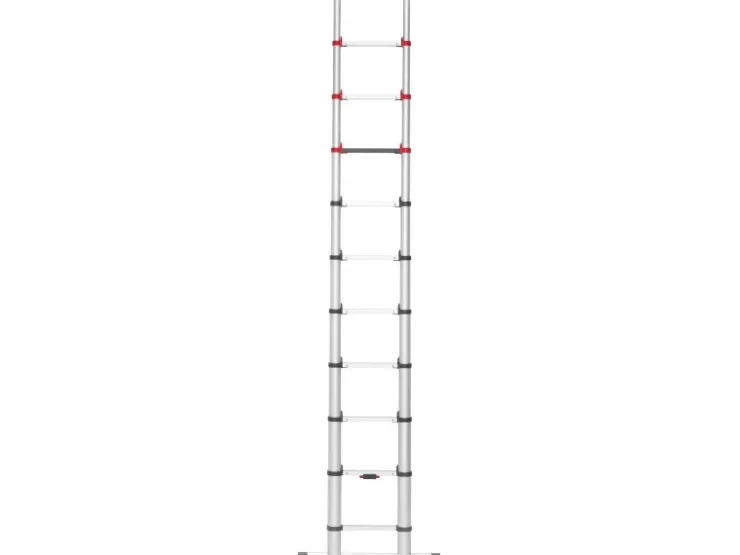 Hailo Sicherheits-Teleskopleiter FlexLine 320 Aluminium 11-stufig bis 150 kg
