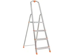 Haushaltsleiter 4-stufig Aluminium