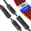 hb-digital 2x 1m Solarkabel 4mm2 mit Solar Stecker Schwarz/Rot