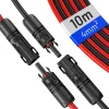 hb-digital 2x 10m Solarkabel 4mm2 mit Solar Stecker Schwarz/Rot* Leitern