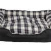 Heim Hunde-und Katzenbett mit herausnehmbarem Kissen 75 cm x 58 cm x 19 cm