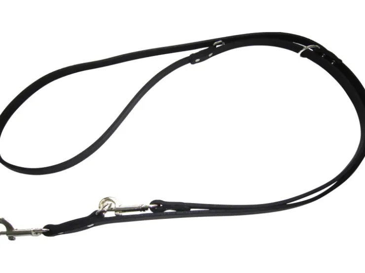 Heim Hunde-Vorführleine Softleder Breite 20 mm Länge 240 cm Braun* Hundebedarf
