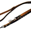 Heim Hunde-Vorführleine Stern Breite 18 mm Länge 200 cm Schwarz-Natur* Hundebedarf
