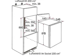 Held Möbel Küchenzeile Mailand 370 cm -Grau Matt mit E-Geräten* Schweberegale