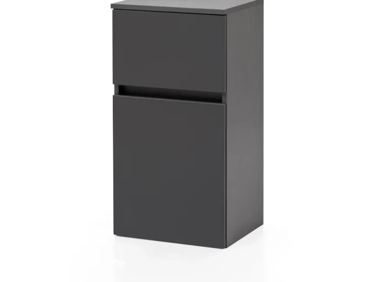 Held Möbel Unterschrank Salerno 40 cm matt Grau-* Möbelserien