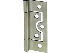 Hettich Lamellentürscharnier 63 mm x 25 mm Stahl vernickelt 2 Stück* Vitrinen