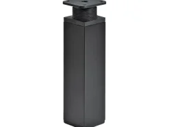 Hettich Möbelfuß 150 - 165 mm x 40 mm x 40 mm Stahl Schwarz