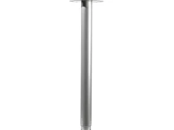 Hettich Tischbein Ø 50 mm x 600 - 900 mm Silber inkl. Montageplatte