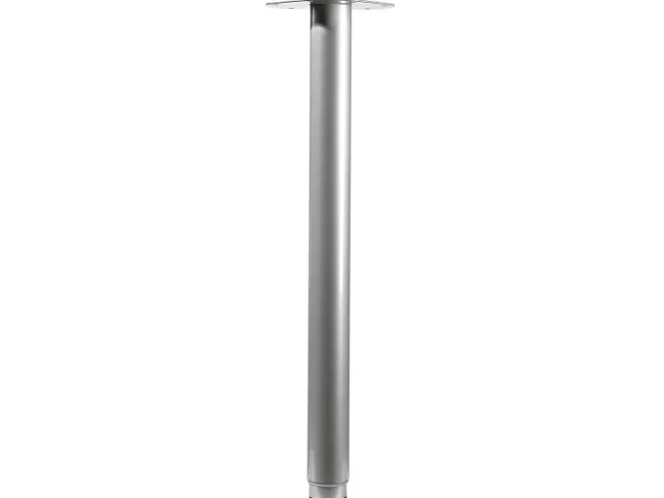 Hettich Tischbein Ø 50 mm x 600 - 900 mm Silber inkl. Montageplatte