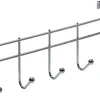 Hettich Türgarderobe mit 5 Haken verchromt