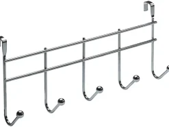 Hettich Türgarderobe mit 5 Haken verchromt
