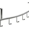 Hettich Türhängegarderobe Edelstahl 6 Haken