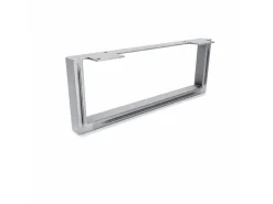 HEVVA Möbelbein GRAZ 15 cm Hoch 40 cm Tief 1 Stück Rohstahl-Klarlack* Klarlacke