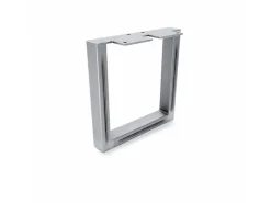 HEVVA Möbelbein GRAZ 20 cm Hoch 20 cm Tief 1 Stück Rohstahl-Klarlack* Klarlacke