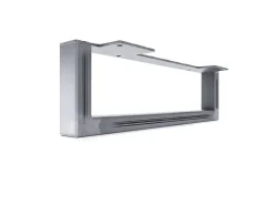 HEVVA Möbelbein GRAZ 20 cm Hoch 20 cm Tief 1 Stück Rohstahl-Klarlack* Klarlacke