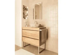 HEVVA Möbelbein GRAZ 25 cm Hoch 35 cm Tief 1 Stück Rohstahl-Klarlack* Klarlacke