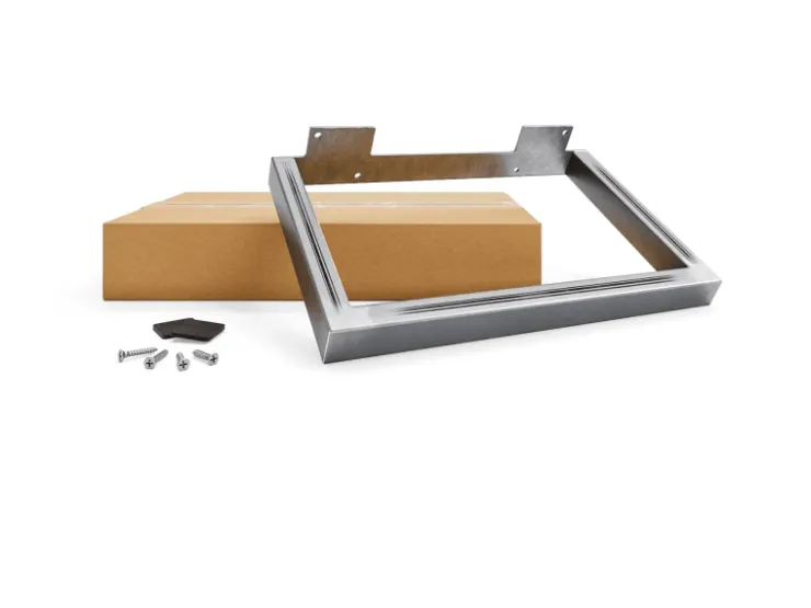 HEVVA Möbelbein GRAZ 20 cm Hoch 50 cm Tief 1 Stück Rohstahl-Klarlack* Klarlacke