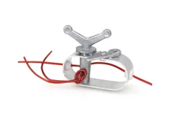 Höfer Chemie Pool Abdeckplane Oval 6,30 x 4,50m mit Materialstärke 200 g/m²* Leitern|Insektenschutz