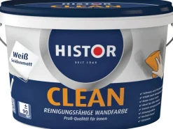 Histor Clean Wandfarbe Weiß seidenmatt 10 l