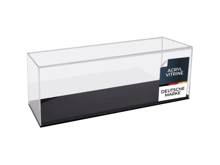 HMF 46805 Acryl Vitrine Schaukasten für Modellautos Figuren 50 x 16 x 18 cm Transparent* Vitrinen