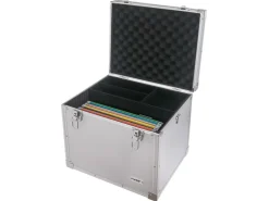 HMF 14812-02 Hängeregister Box Alukoffer DIN A4 Hängemappen 41 x 33 x 36 cm* Aufbewahrung