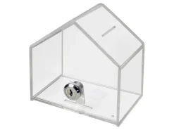 HMF 46911 Spendenbox Aktionsbox Spendenhaus Acryl 138 x 125 x 90 cm* Vitrinen